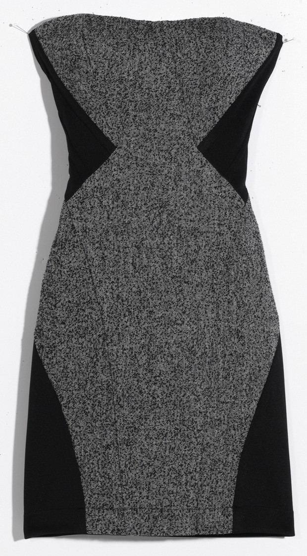 szara sukienka Orsay - moda jesienna