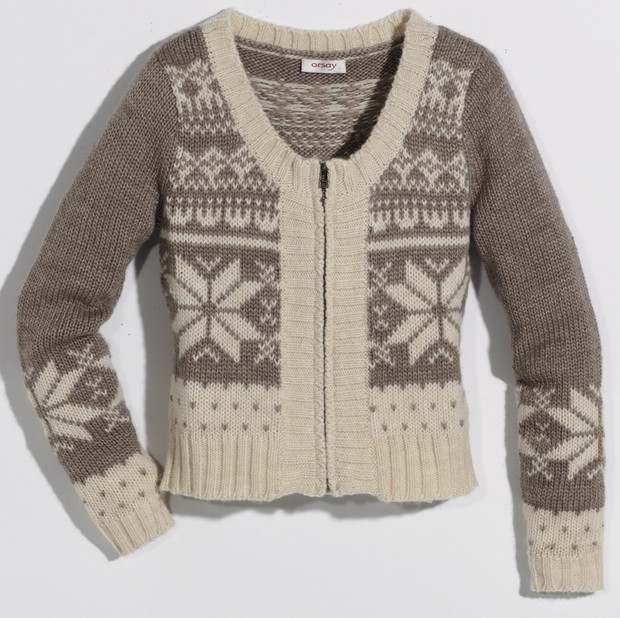 brązowy sweter Orsay - jesień/zima 2011/2012