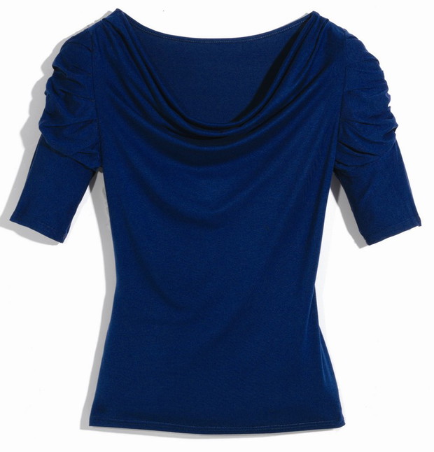 niebieska bluzka Orsay - moda jesienna