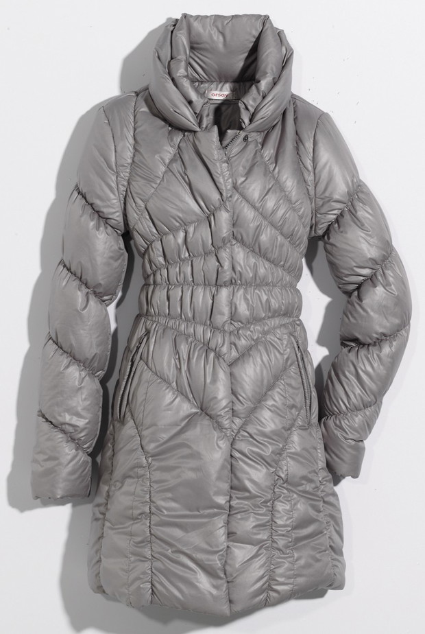 szara kurtka Orsay - trendy na jesień-zimę