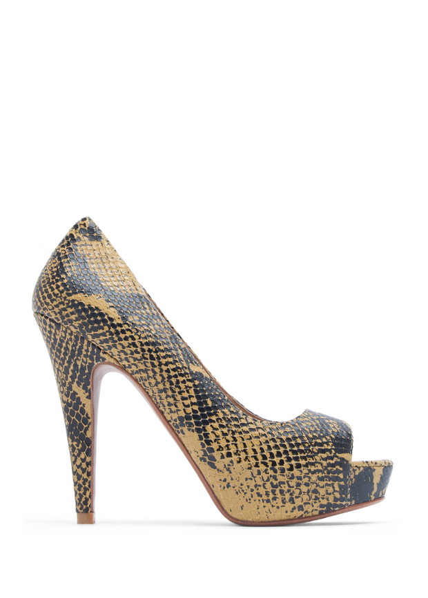 beżowe szpilki Mango - zima 2011/2012