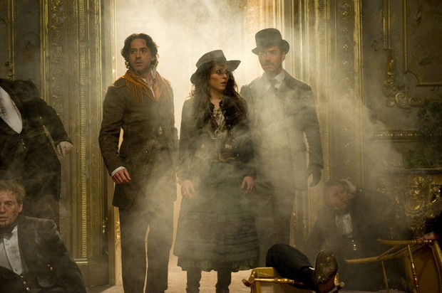 Noomi Rapace, Robert Downey Jr., Jude Law - Sherlock Holmes: Gra cieni