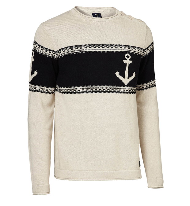 biały sweter Cottonfield z nadrukiem - moda wiosna/lato