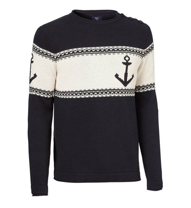 czarny sweter Cottonfield z nadrukiem - moda wiosna/lato