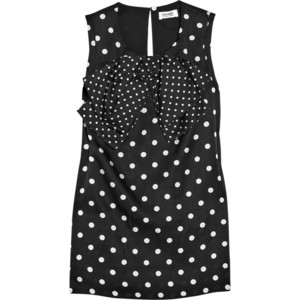 czarna bluzka Sonia Rykiel w groszki