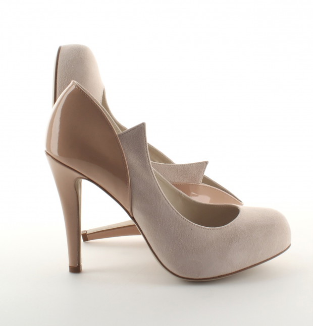 buty ślubne Baldowski zamszowe