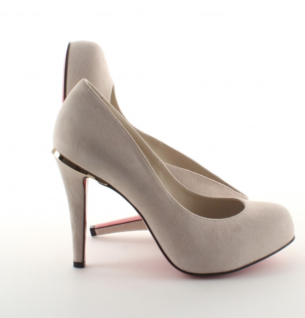 ecru buty ślubne Baldowski