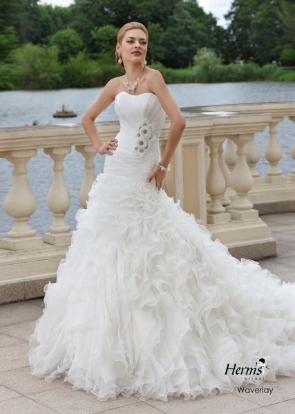 suknia ślubna Herms Bridal drapowana