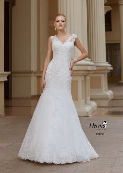 suknia ślubna Herms Bridal na ramiączkach