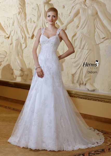 suknia ślubna Herms Bridal na ramiączkach