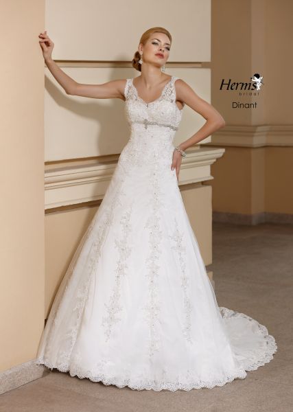 suknia ślubna Herms Bridal na ramiączkach