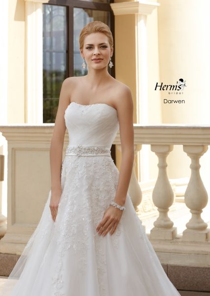 suknia ślubna Herms Bridal z paskiem