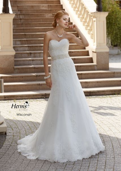 suknia ślubna Herms Bridal z paskiem