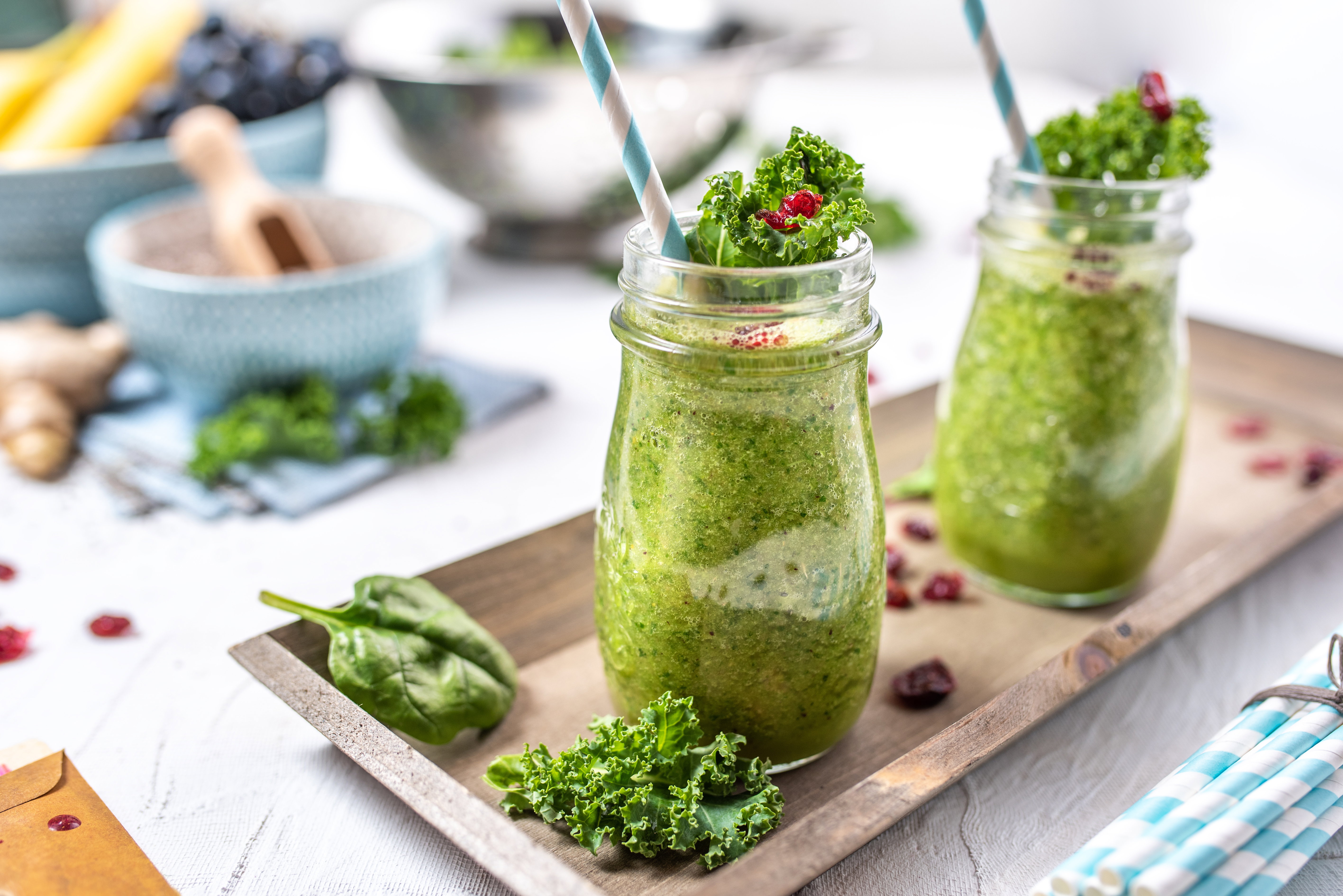 smoothie z jarmużem