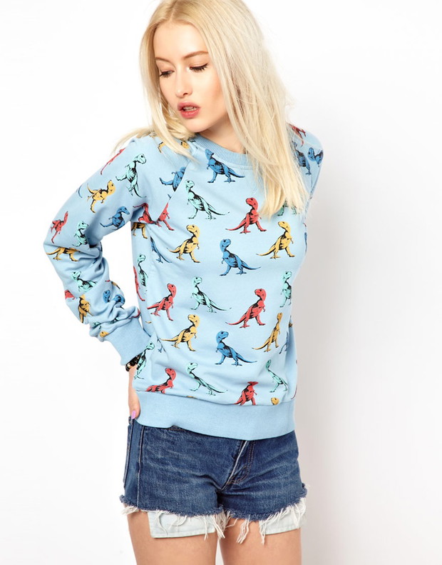 błękitna bluza Asos - letnie ubrania