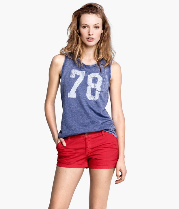 koszula H&M w kolorze niebieskim - lato 2013