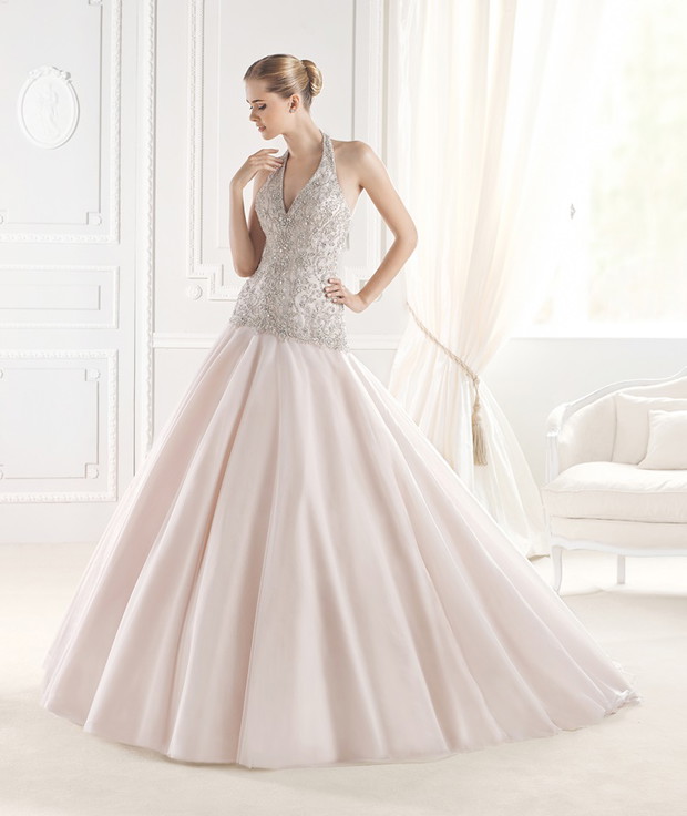 suknia ślubna La Sposa z cyrkoniami