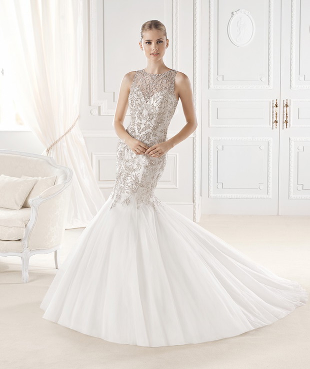 suknia ślubna La Sposa z cyrkoniami