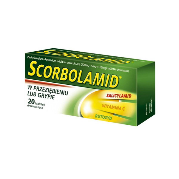 Na przeziębienie (np. Scorbolamid)