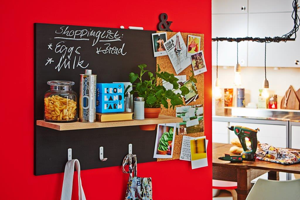 Tablica i organizer na ścianę - DIY