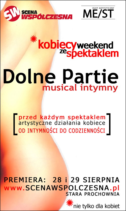 Kobiecy weekend ze spektaklem "DOLNE PARTIE - musical intymny"