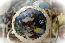 Ozdób bombkę techniką decoupage