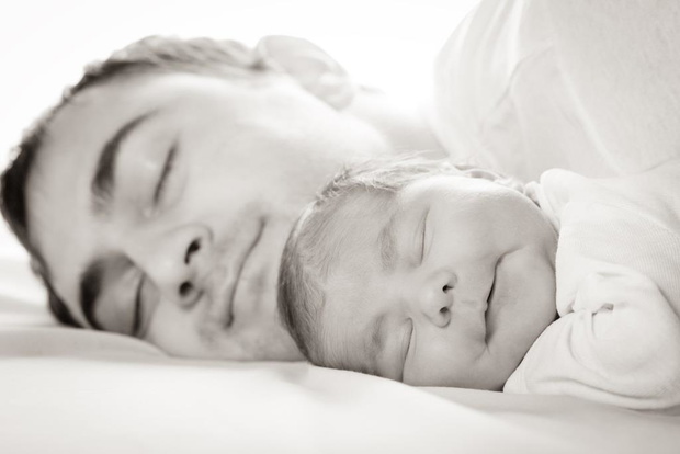 Baby with dad