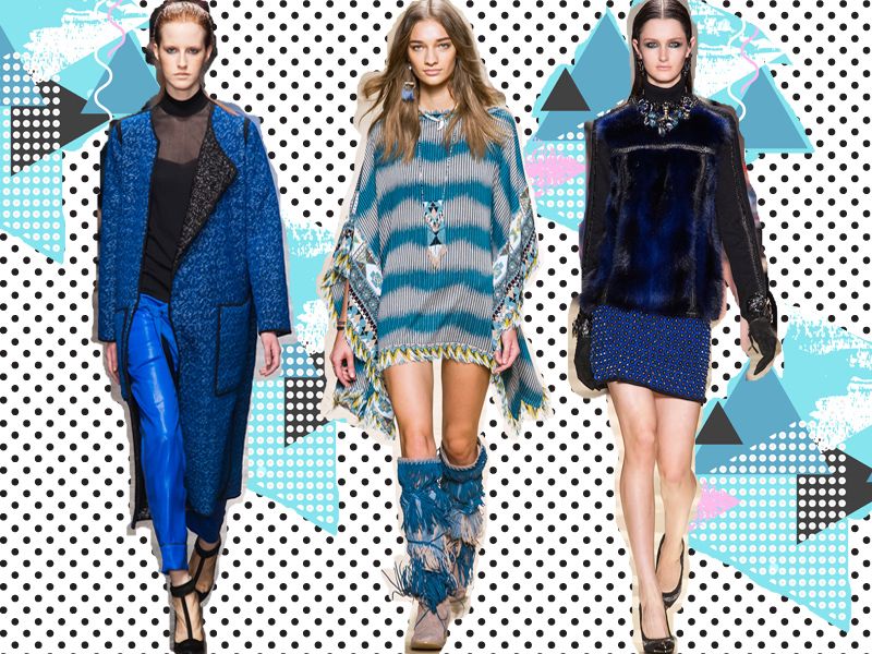 Nowy trend - kolor niebieski