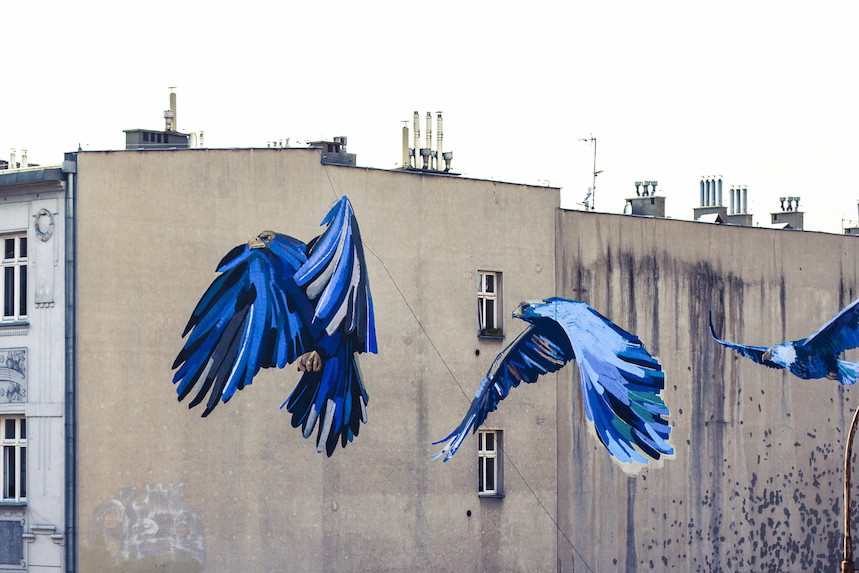 Murale w Łodzi