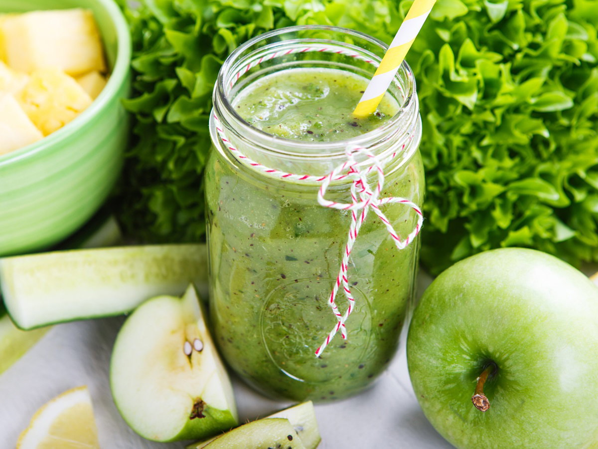 smoothie ze szpinakiem