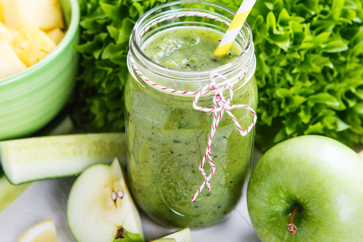 smoothie ze szpinakiem