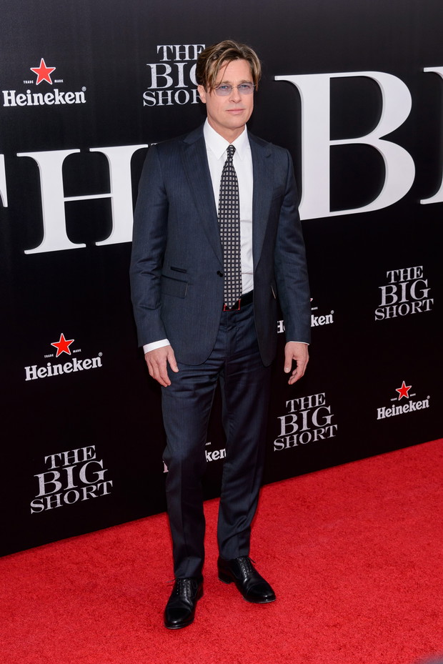 Brad Pitt na czerwonym dywanie
