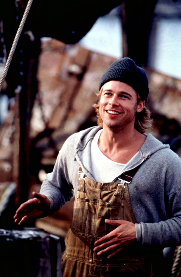 Brad Pitt na planie filmu