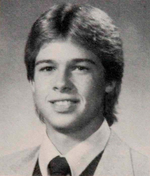 Brad Pitt w młodości