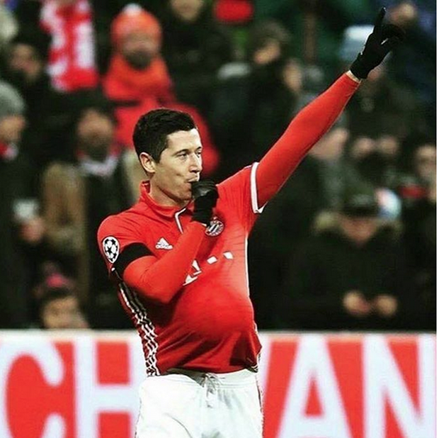 Słynny gest Lewandowskiego