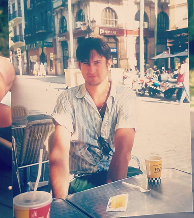 Marcin Prokop w młodości