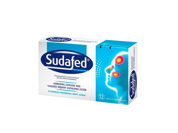 Sudafed, cena: ok. 14 zł