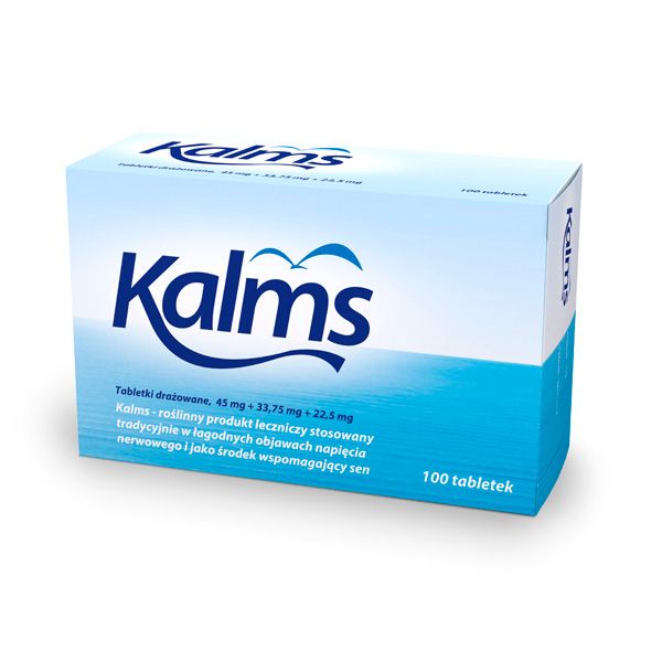 Kalms, cena ok. 26 zł (opakowanie 100 tabletek)