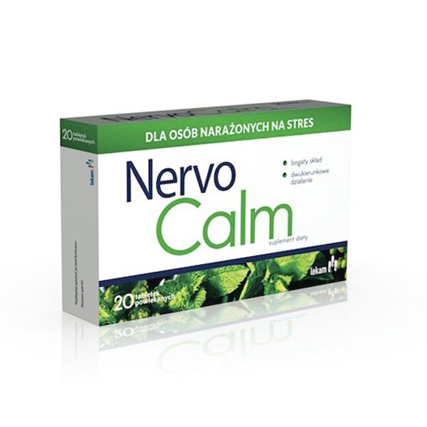 Nervocalm, cena ok. 15 zł (opakowanie 20 tabletek)