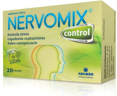 Nervomix, cena: ok. 10 zł (opakowanie 20 sztuk)