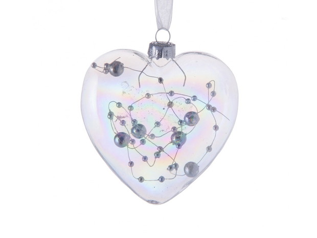 Srebrna bombka Beads, Home&You, cena 9,50 zł