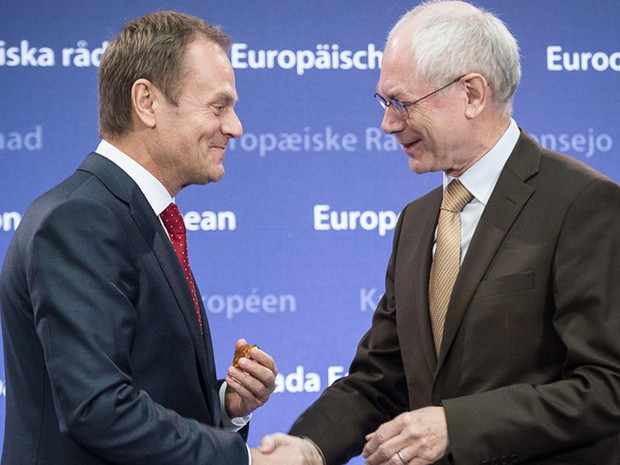 Donald Tusk i Herman Van Rompuy