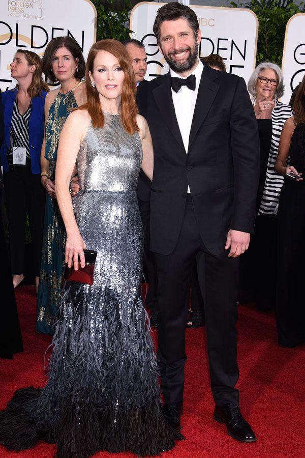 Julianne Moore z mężem