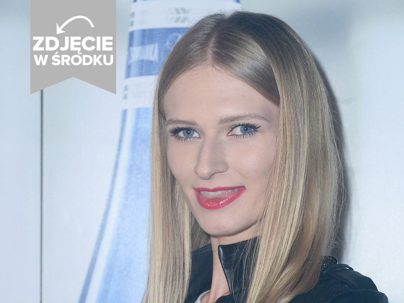 Ania Piszczałka w grzywce na gali konkursu VIVA! Photo Awards