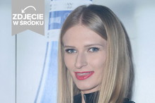 Ania Piszczałka w grzywce na gali konkursu VIVA! Photo Awards