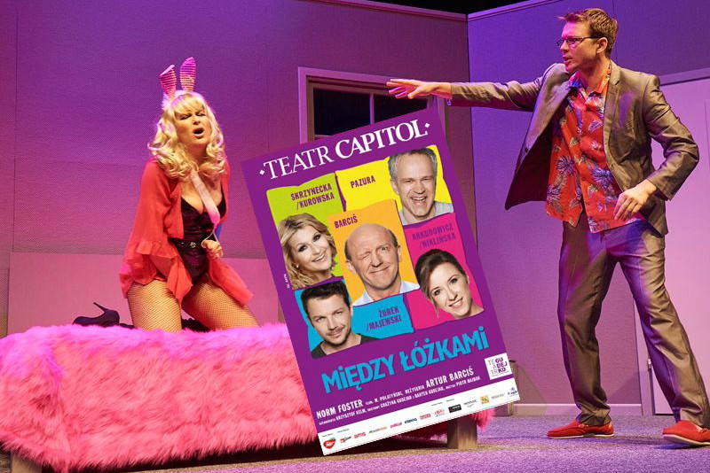 Spektakl "Między łóżkami" w Teatrze Capitol