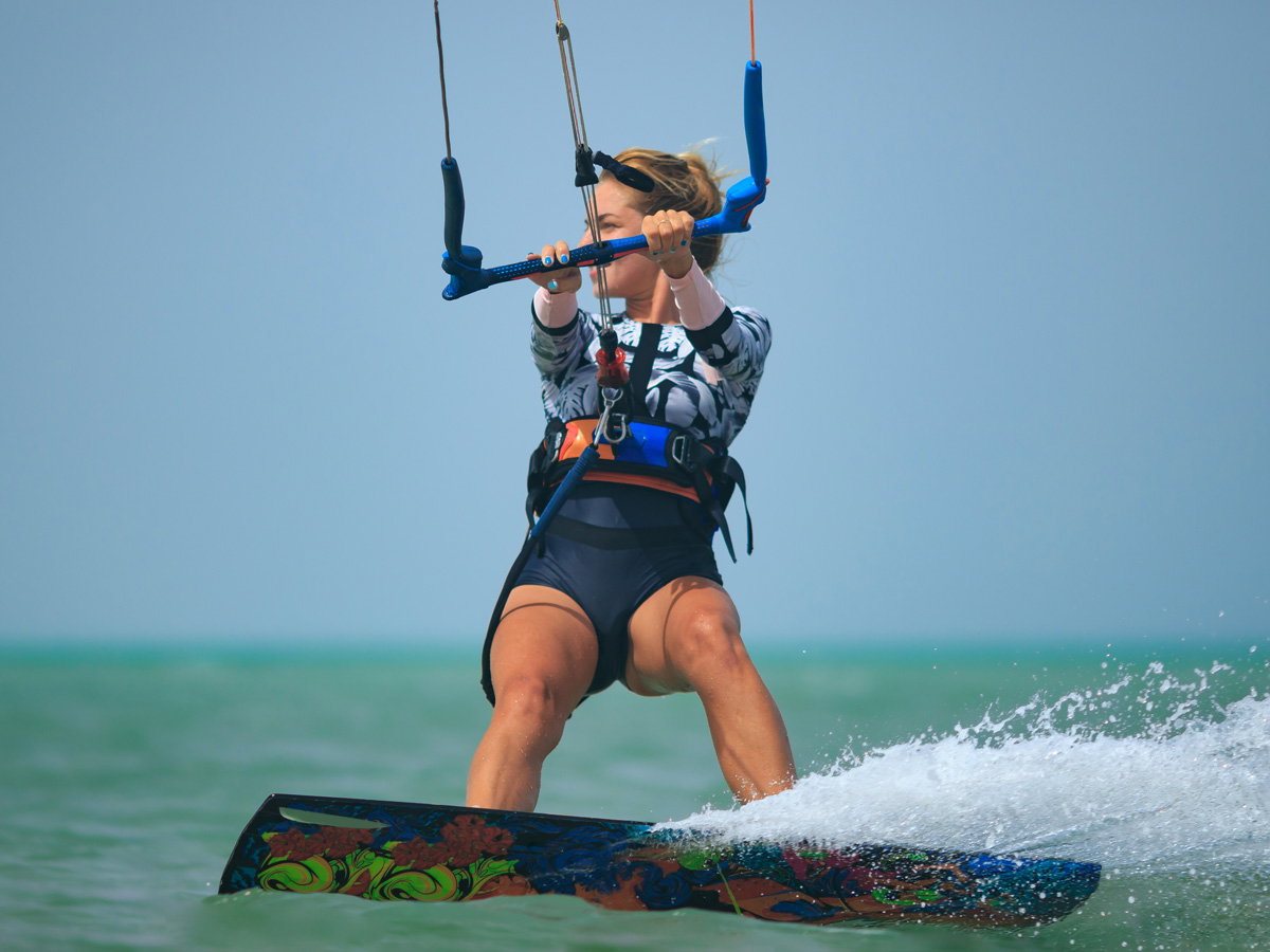 kitesurfing