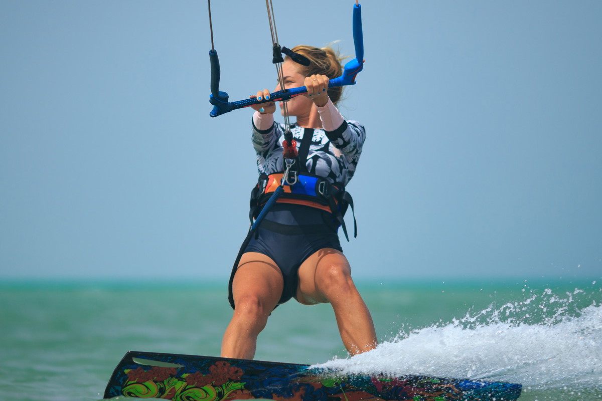 kitesurfing