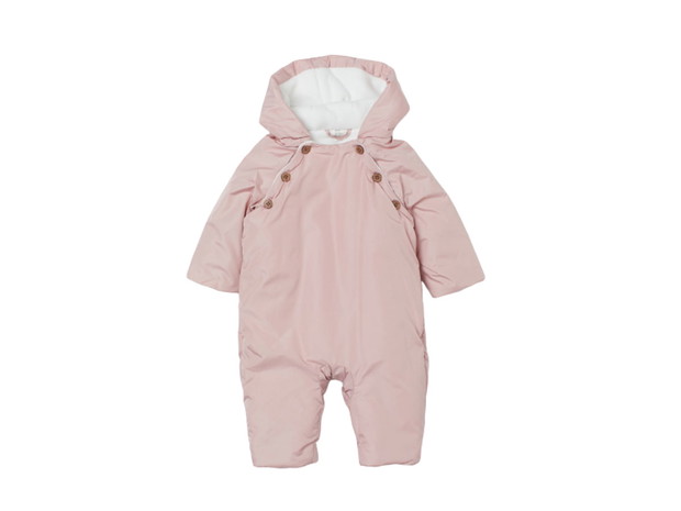 Kombinezon dla niemowlaka różowy, H&M, cena ok. 79,99 zł