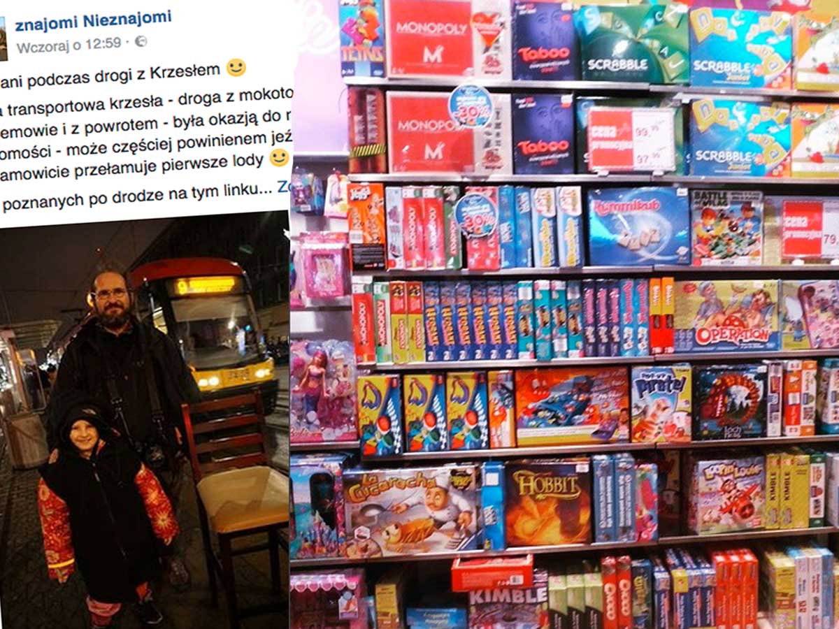 znajomi nieznajomi - eksperyment z krzesłem smyk